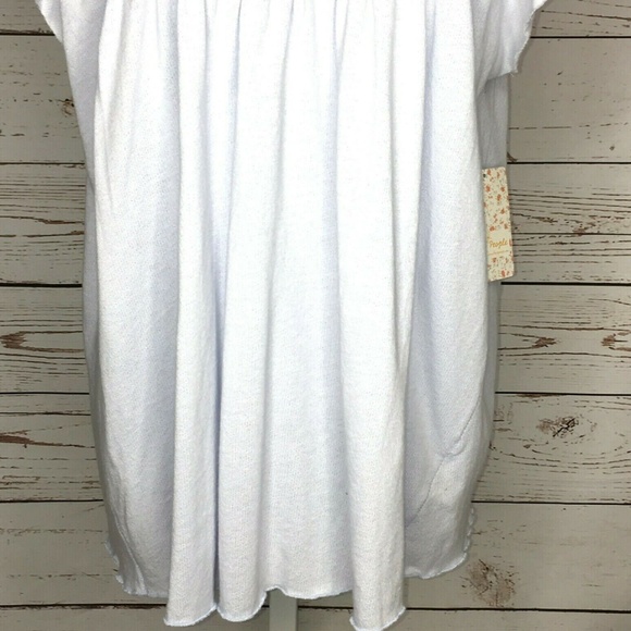 We the Free coconut gathered top size Large New! - Picture 6 of 8